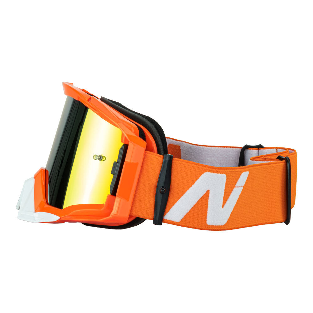 NITRO NV-150 MX GOGGLE ORANGE FRAME RED LENS