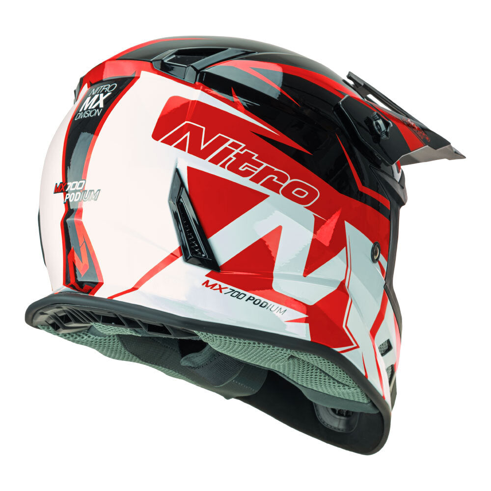 NITRO MX700 BLACK/RED/WHITE XL