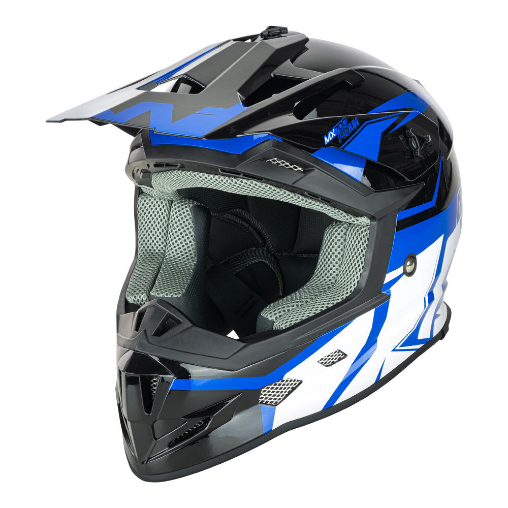 NITRO MX700 BLACK/BLUE/WHITE L