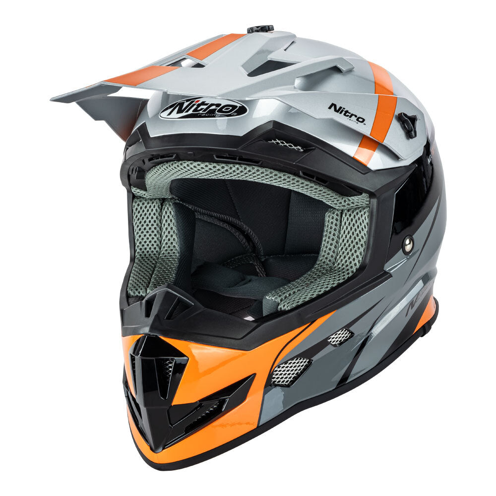 NITRO MX700 RECOIL GREY/BLACK/ORANGE M