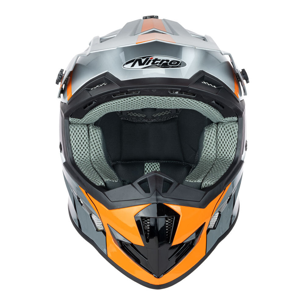 NITRO MX700 RECOIL GREY/BLACK/ORANGE M