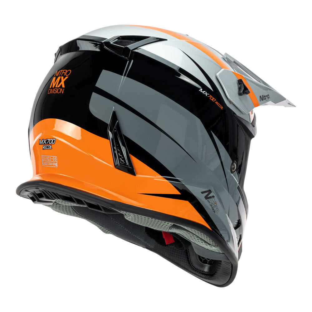 NITRO MX700 RECOIL GREY/BLACK/ORANGE L