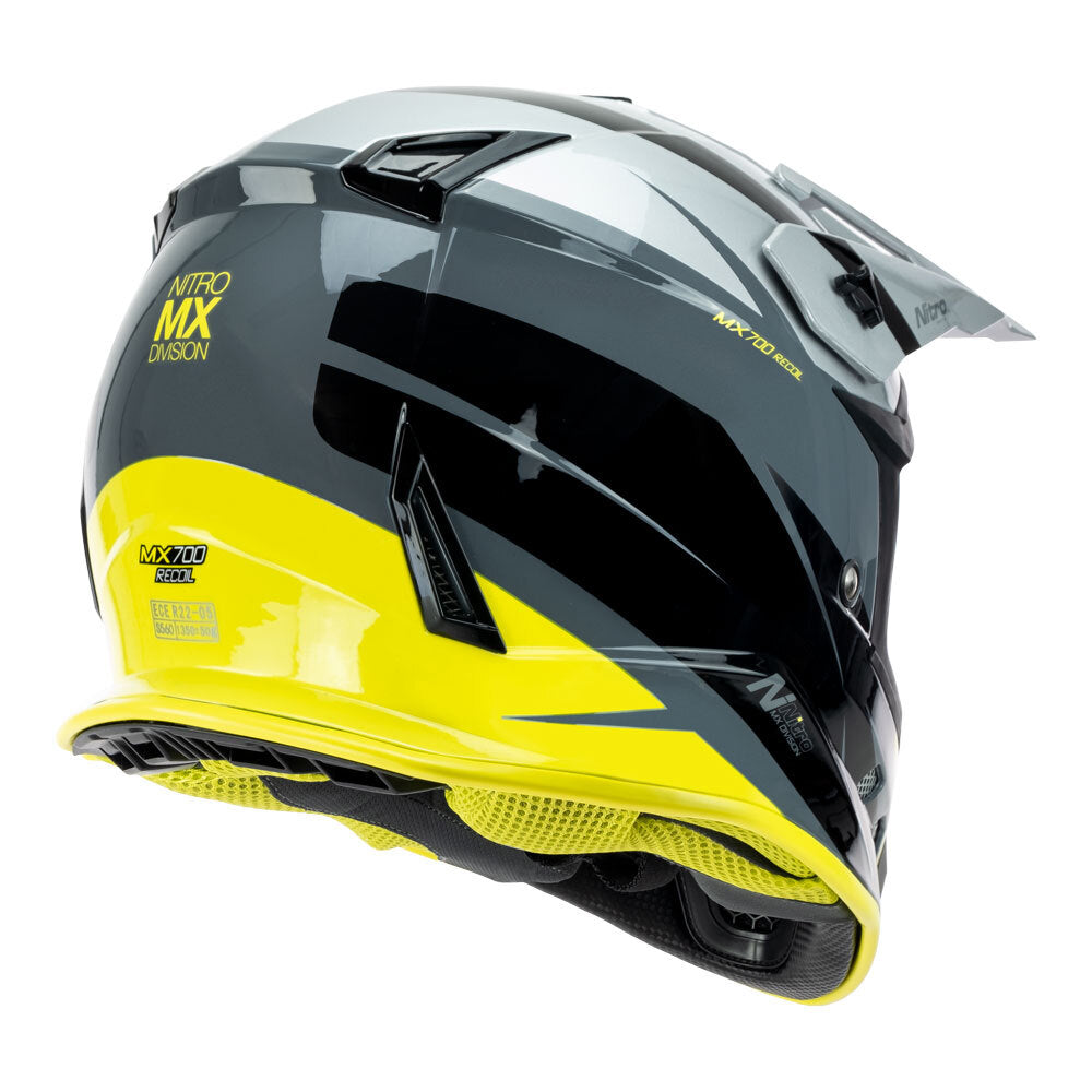 NITRO MX700 RECOIL GREY/BLACK/FLURO XS