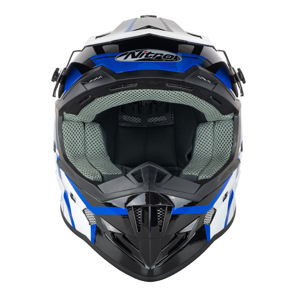 NITRO MX700 YOUTH BLACK/BLUE/WHITE S