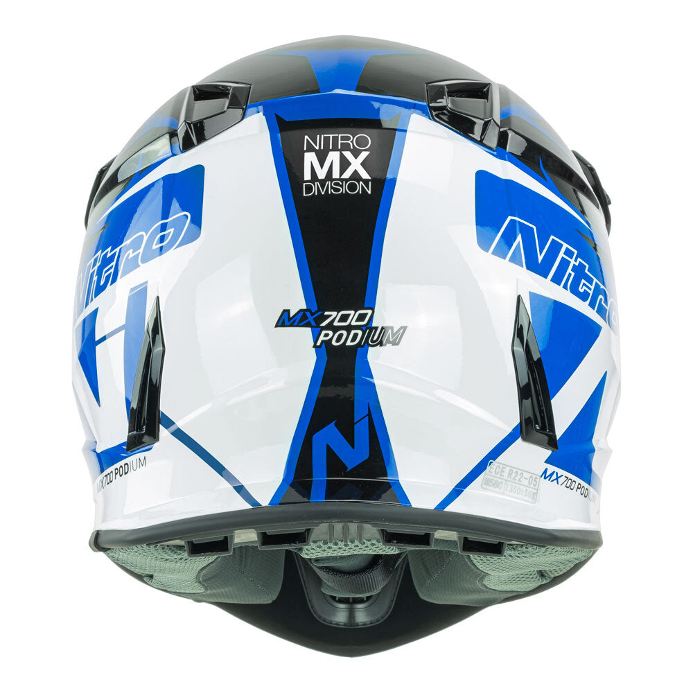 NITRO MX700 YOUTH BLACK/BLUE/WHITE M