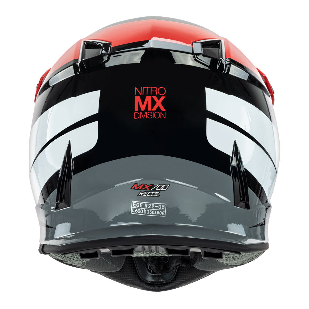 NITRO MX700 YOUTH RECOIL RED/BLACK/WHITE L