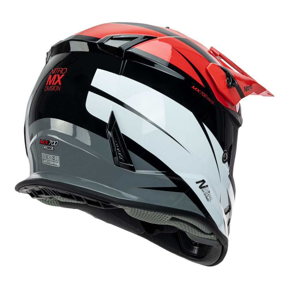 NITRO MX700 YOUTH RECOIL RED/BLACK/WHITE L