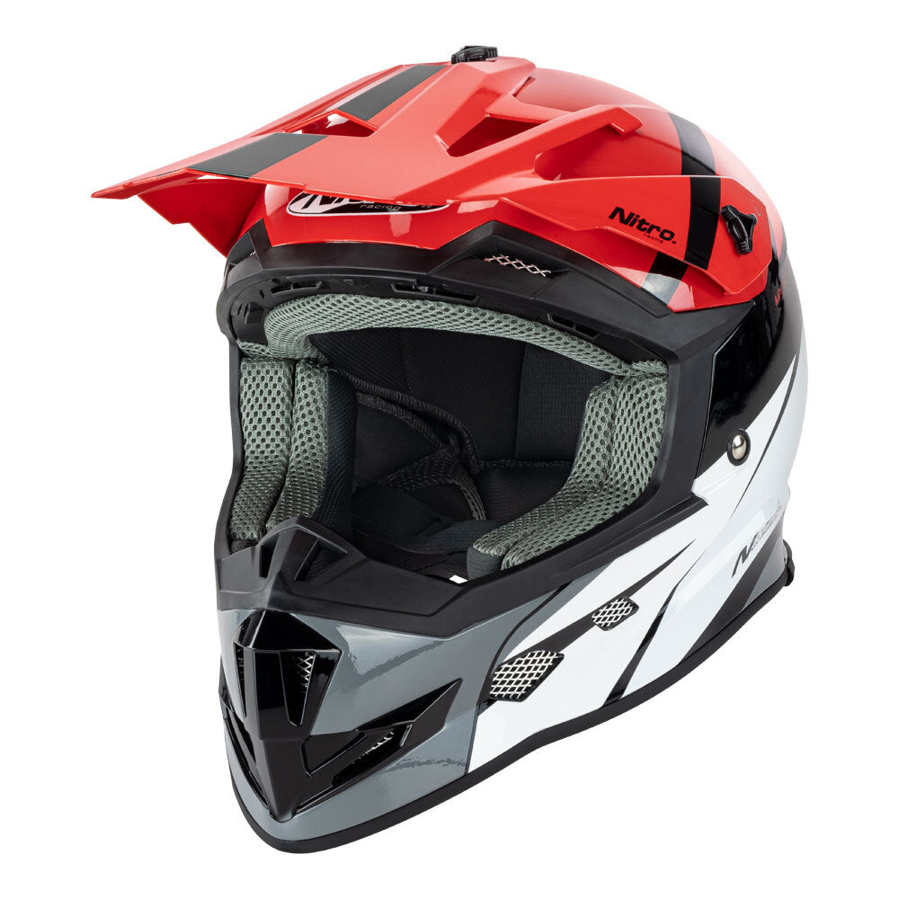 NITRO MX700 YOUTH RECOIL RED/BLACK/WHITE L