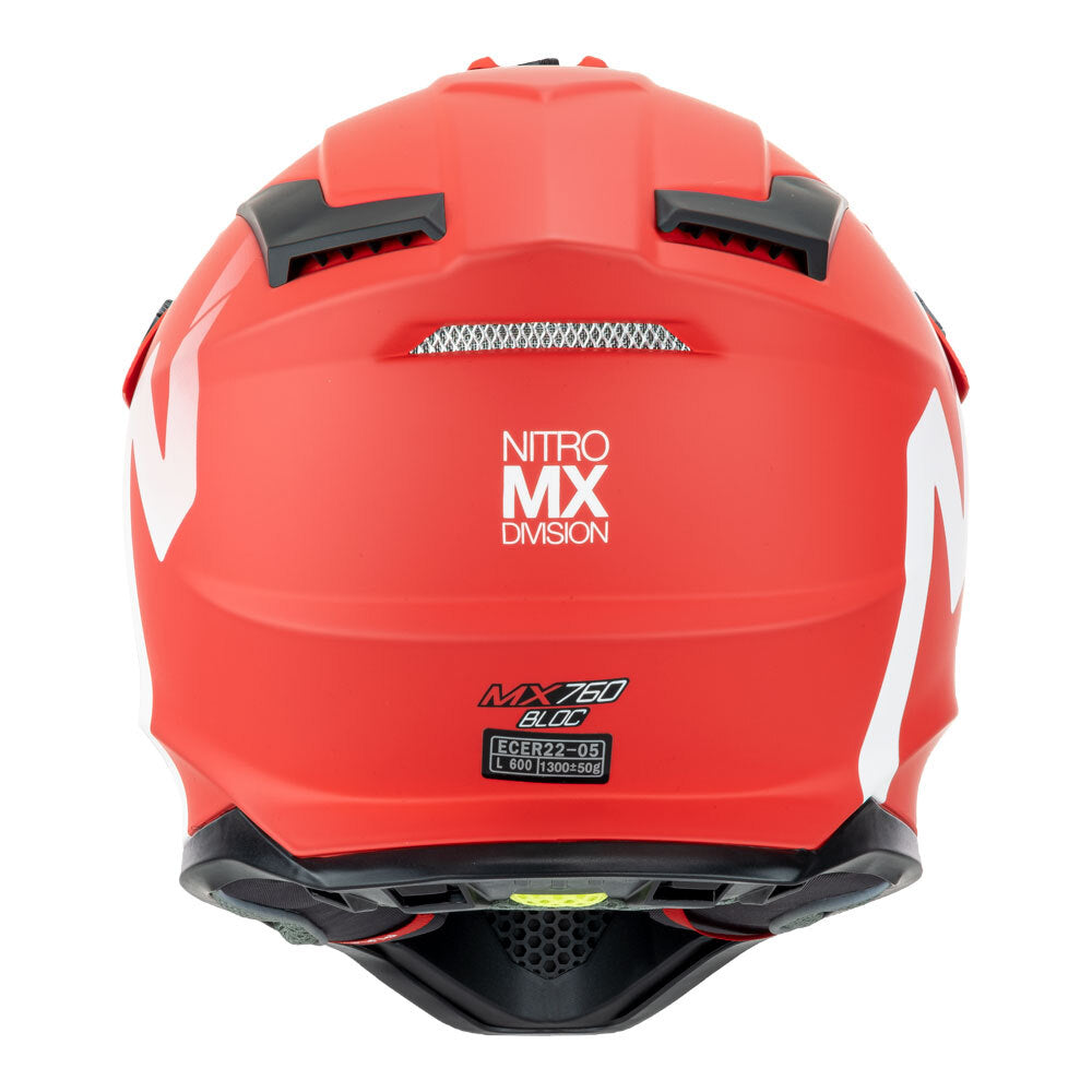 NITRO MX760 SATIN RED/WHITE M