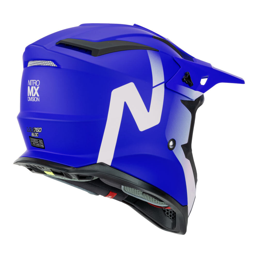 NITRO MX760 SATIN BLUE/WHITE M