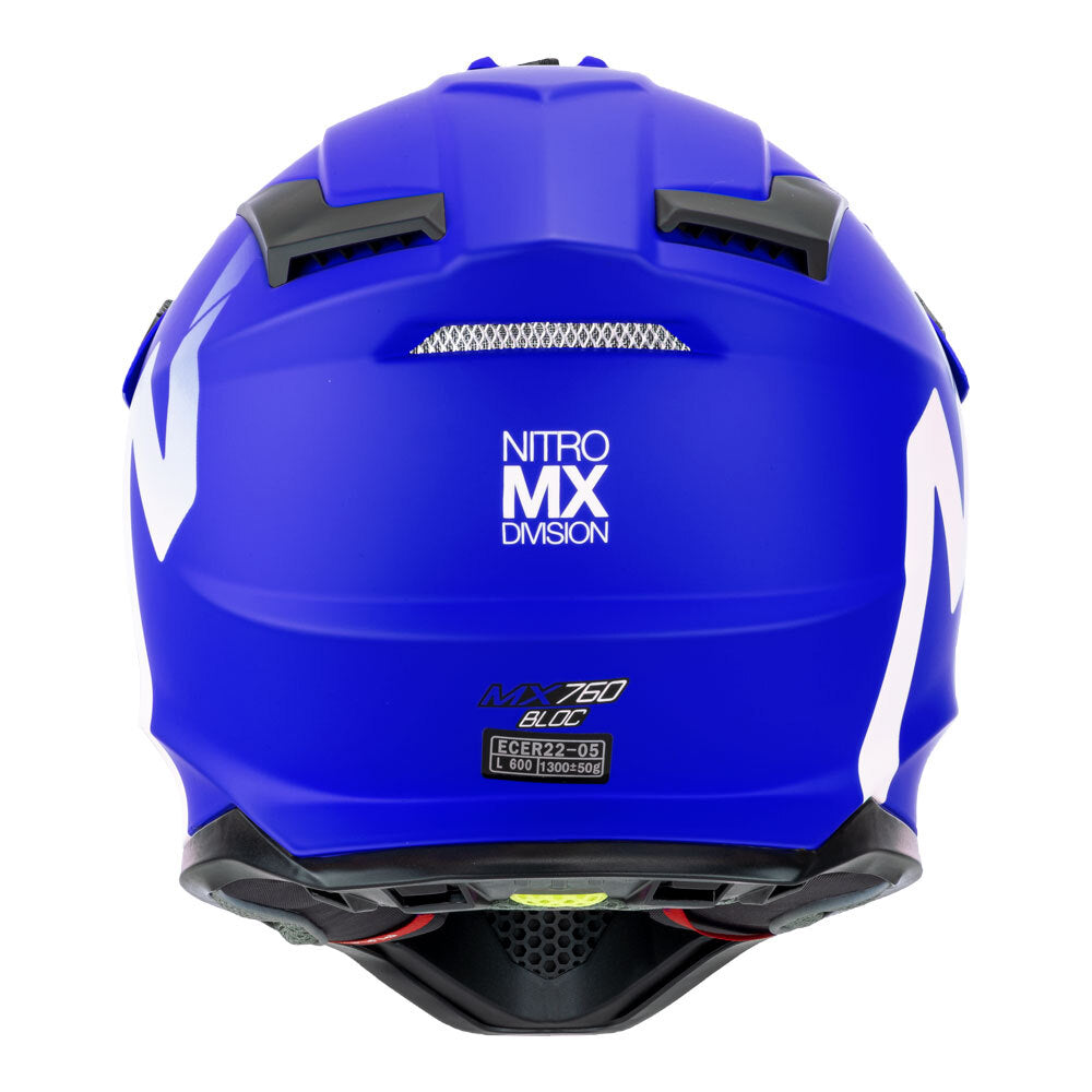 NITRO MX760 SATIN BLUE/WHITE M