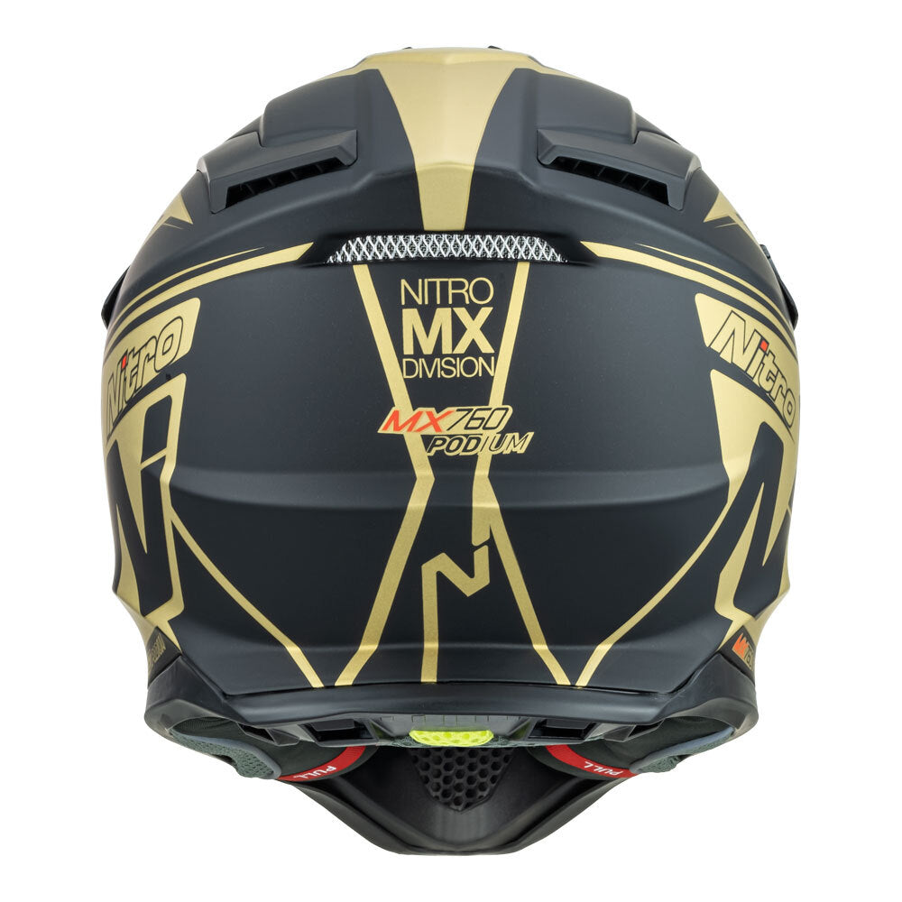 NITRO MX760 SATIN BLACK/GOLD S