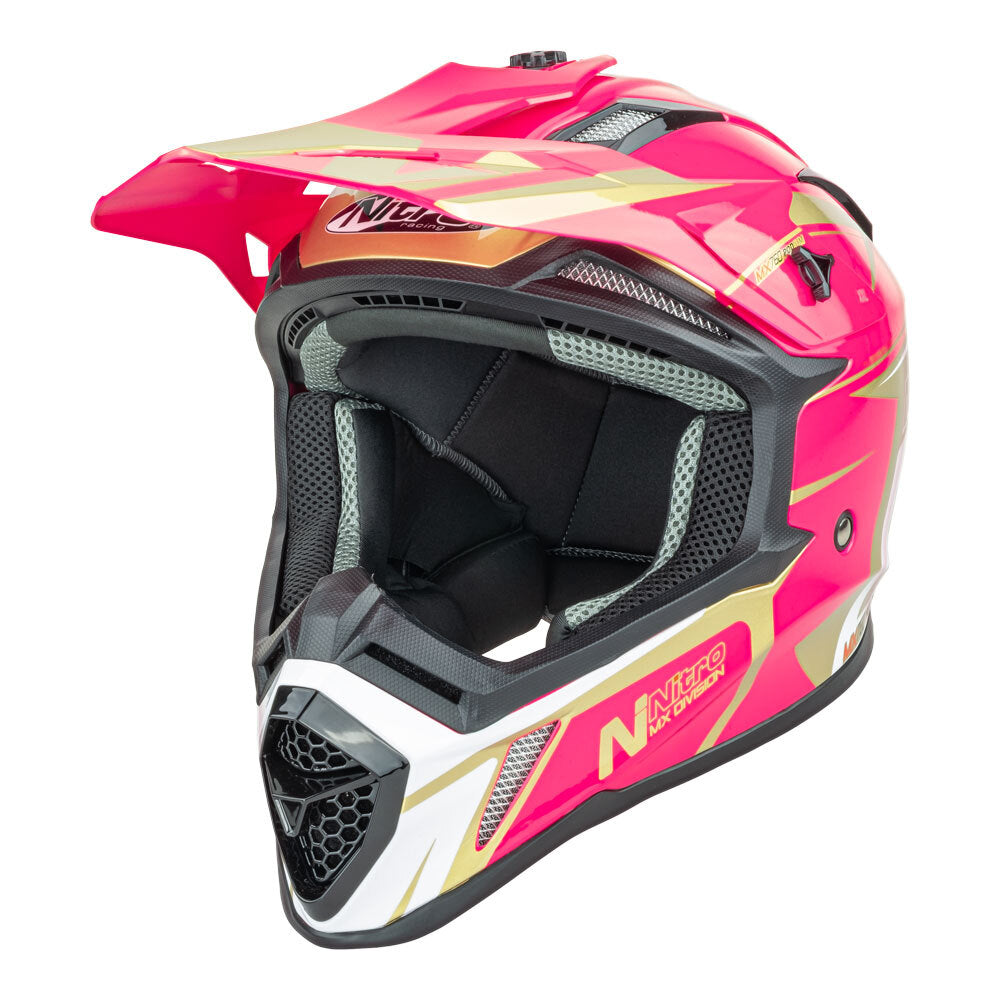 NITRO MX760 PINK/WHITE/GOLD XS