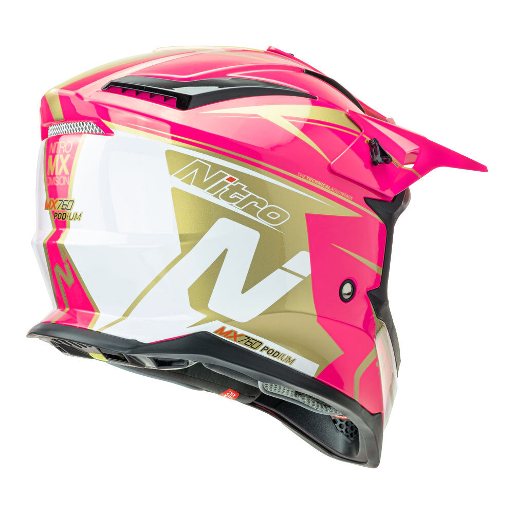 NITRO MX760 PINK/WHITE/GOLD XS