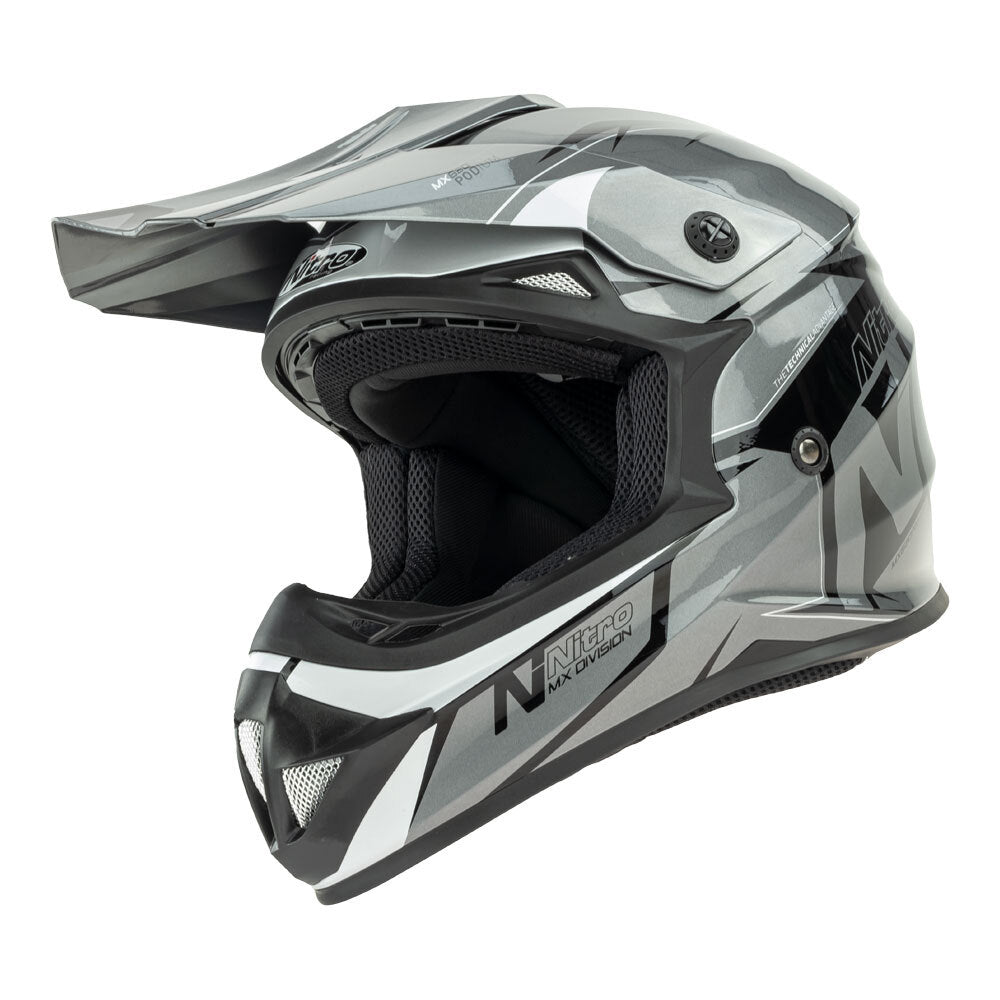 NITRO MX620 PODIUM JUNIOR GUNMETAL/BLACK/SILVER S