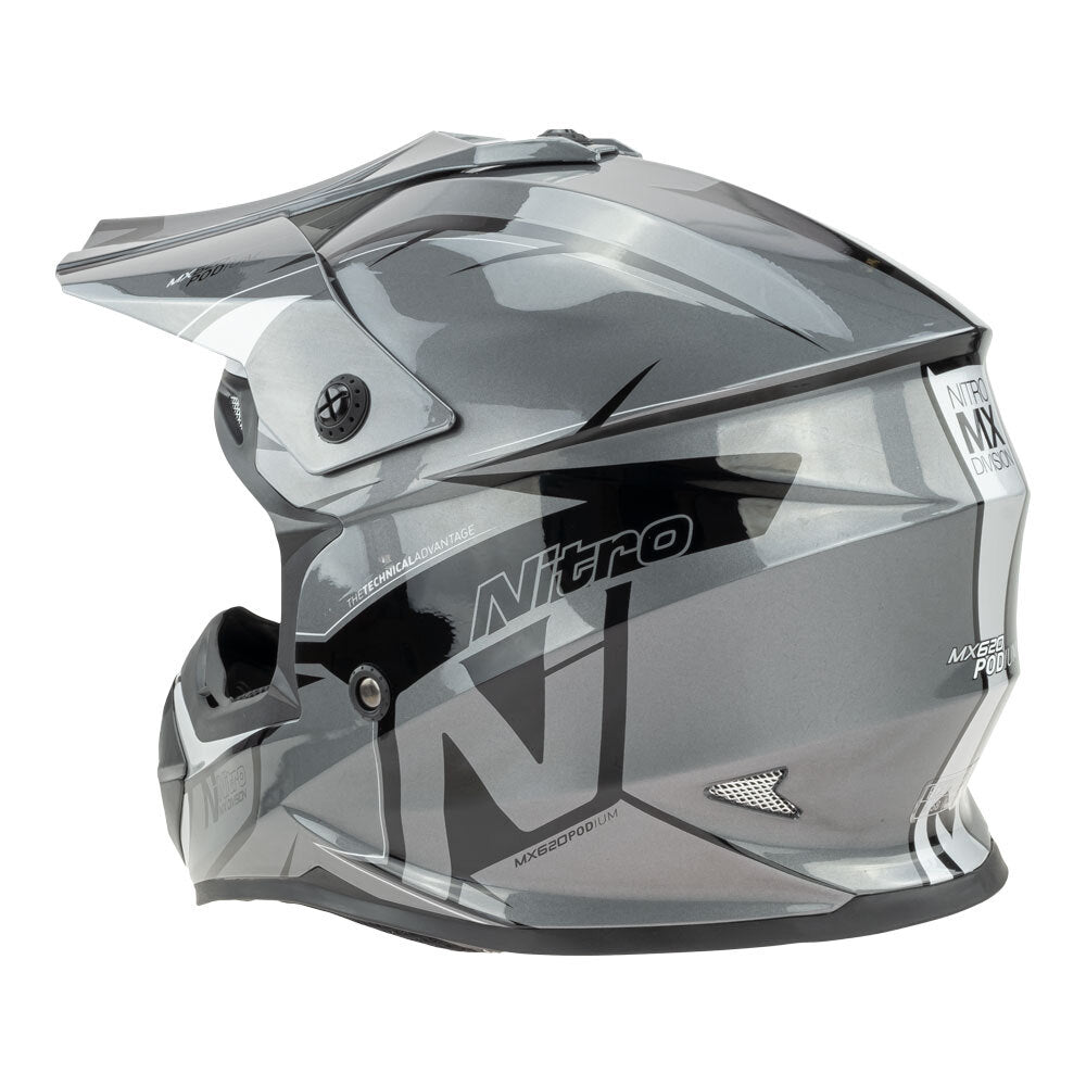 NITRO MX620 PODIUM JUNIOR GUNMETAL/BLACK/SILVER S