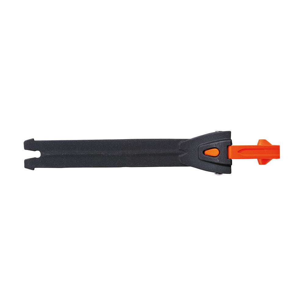 TCX SP: TOOTHED BAND ALU PULL M 15.0CM BLACK/ORANGE FLUORO (TBANDAM/NEOF)