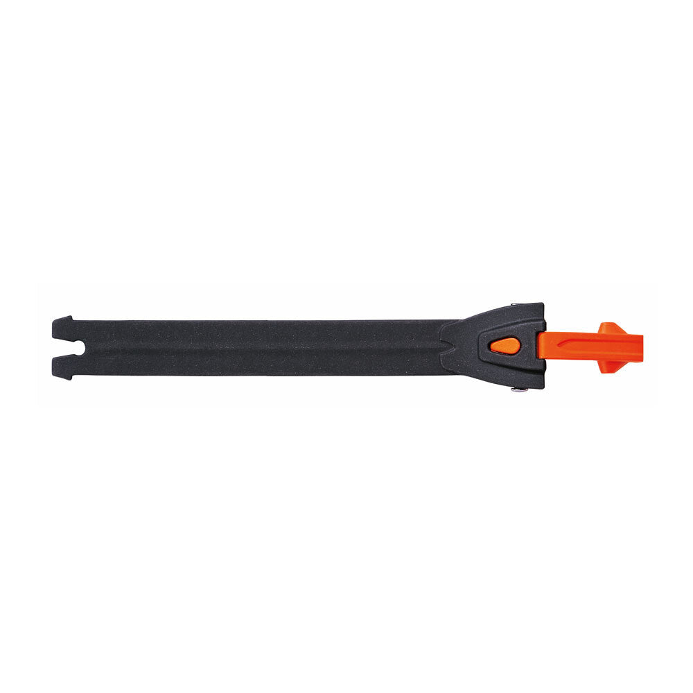 TCX SP: TOOTHED BAND ALU PULL L 17.0CM BLACK/ORANGE FLUORO (TBANDAL/NEOF)