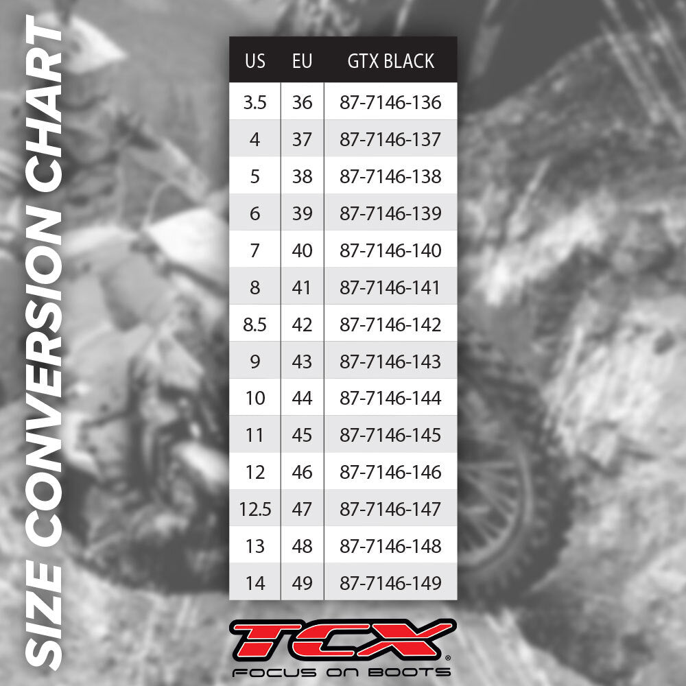 TCX X-ON ROAD GORE-TEX® BOOTS BLACK EU 42