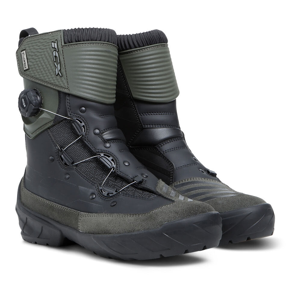 TCX INFINITY 3 MID WATERPROOF BOOTS BLACK/ GREEN 40