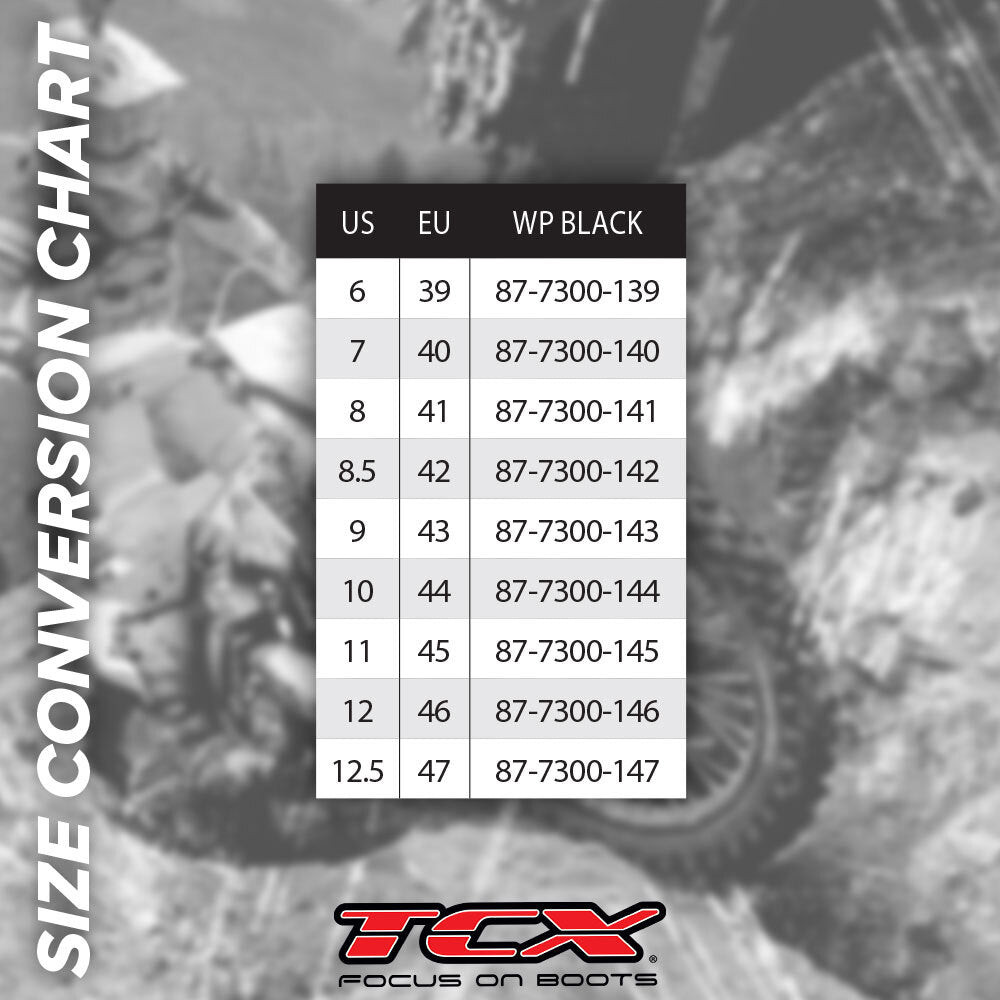 TCX X-BLEND WATERPROOF BOOTS BLACK EU 47
