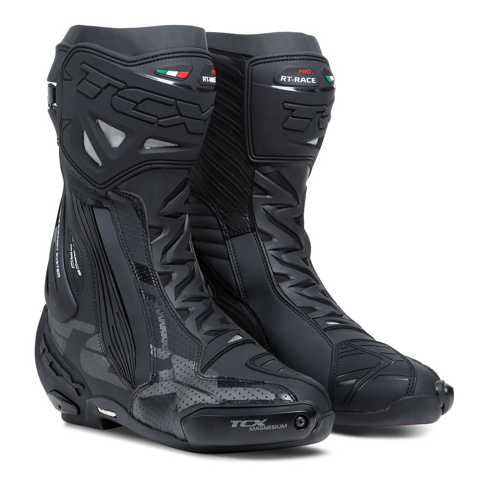 TCX RT-RACE PRO AIR BOOTS BLACK/ REFLEX 41