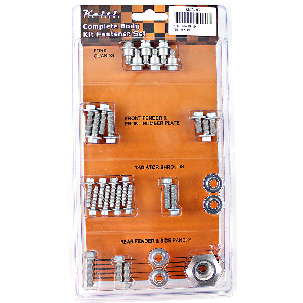 KEITI - COMPLETE BODY KIT FASTNER SET - KTM - 88-1KKM-47