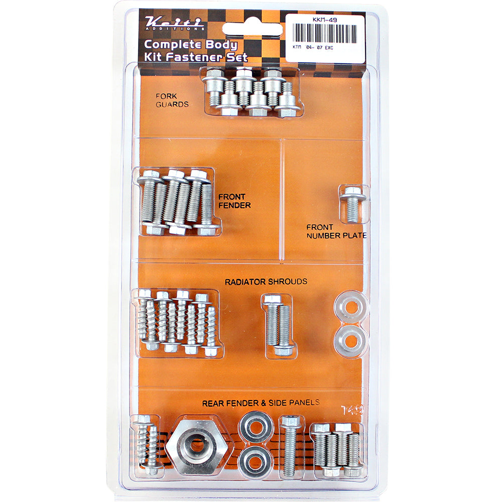 KEITI - COMPLETE BODY KIT FASTNER SET - KTM - 88-1KKM-49