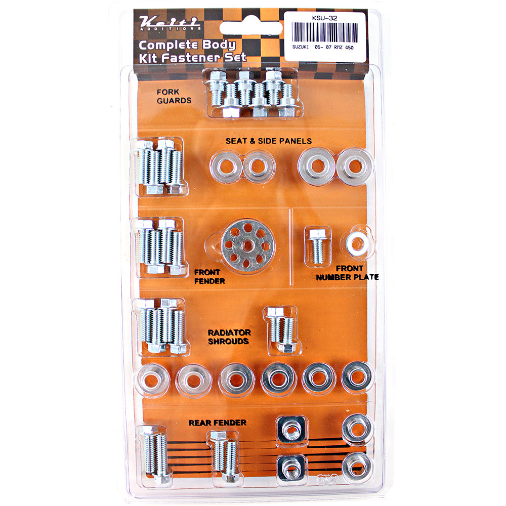 KEITI - COMPLETE BODY KIT FASTNER SET - SUZUKI - 88-1KSU-32