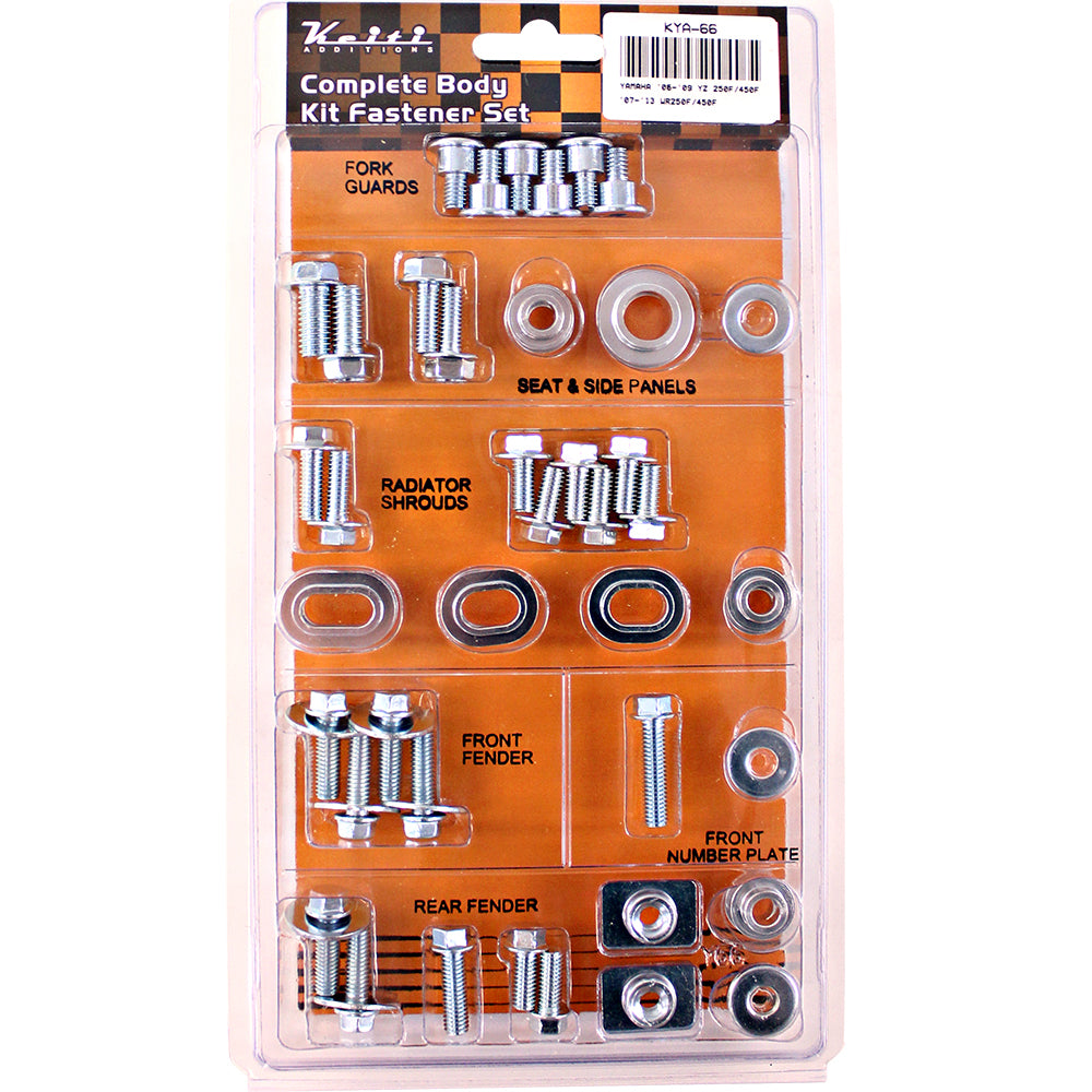 KEITI - COMPLETE BODY KIT FASTNER SET - YAMAHA - 88-1KYA-66