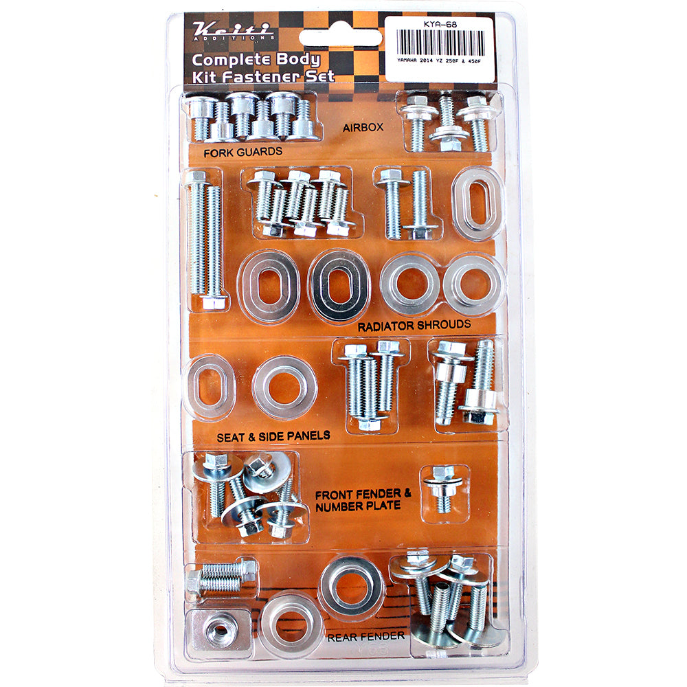 KEITI - COMPLETE BODY KIT FASTNER SET - YAMAHA - 88-1KYA-68