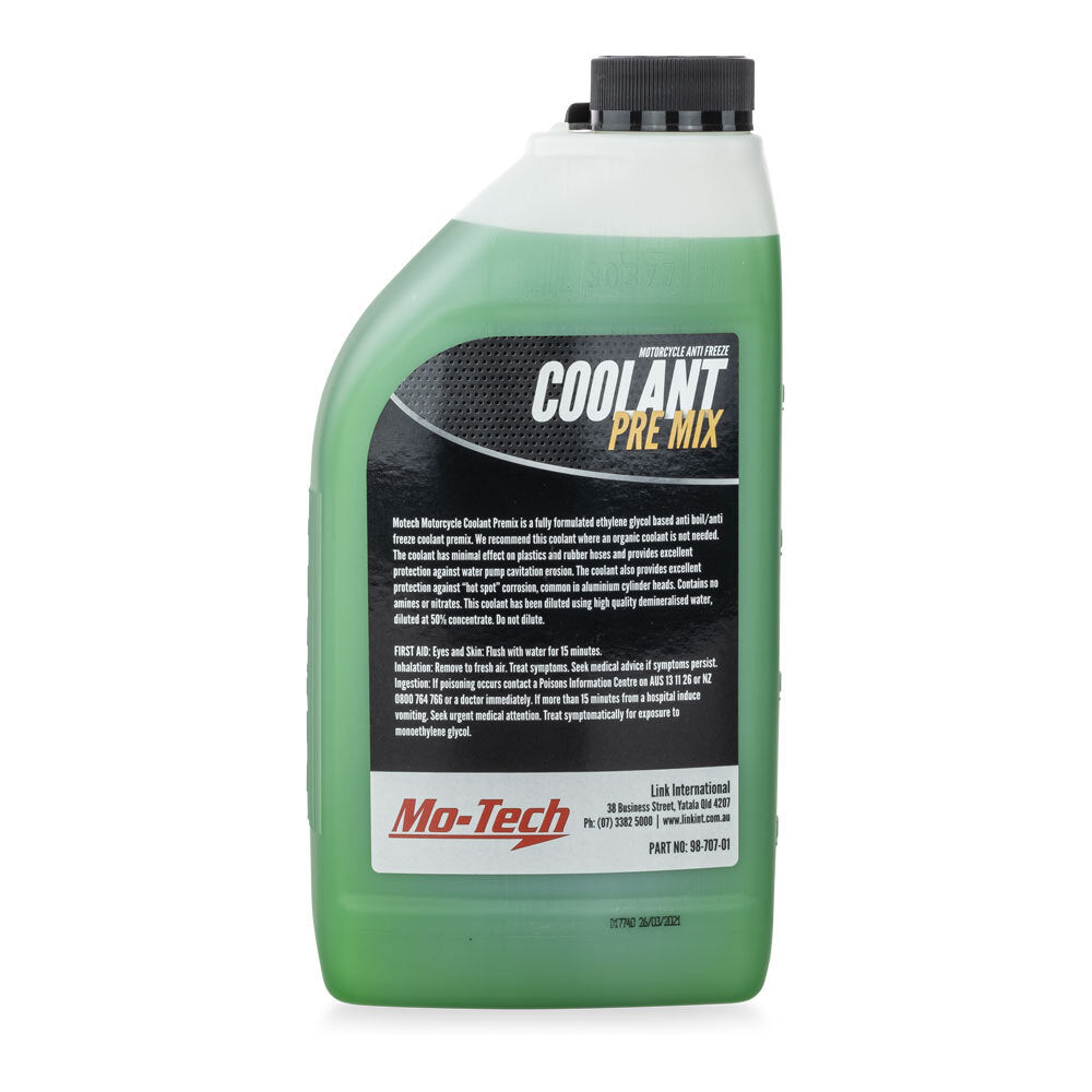 MO-TECH PRE MIX COOLANT 1L READY TO USE