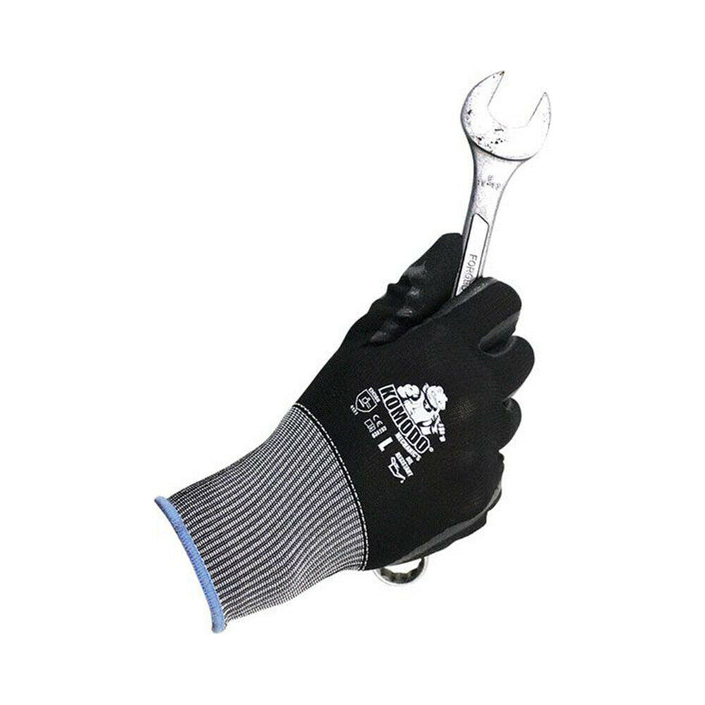 KOMODO MECHANICS GLOVES BLACK  X LARGE