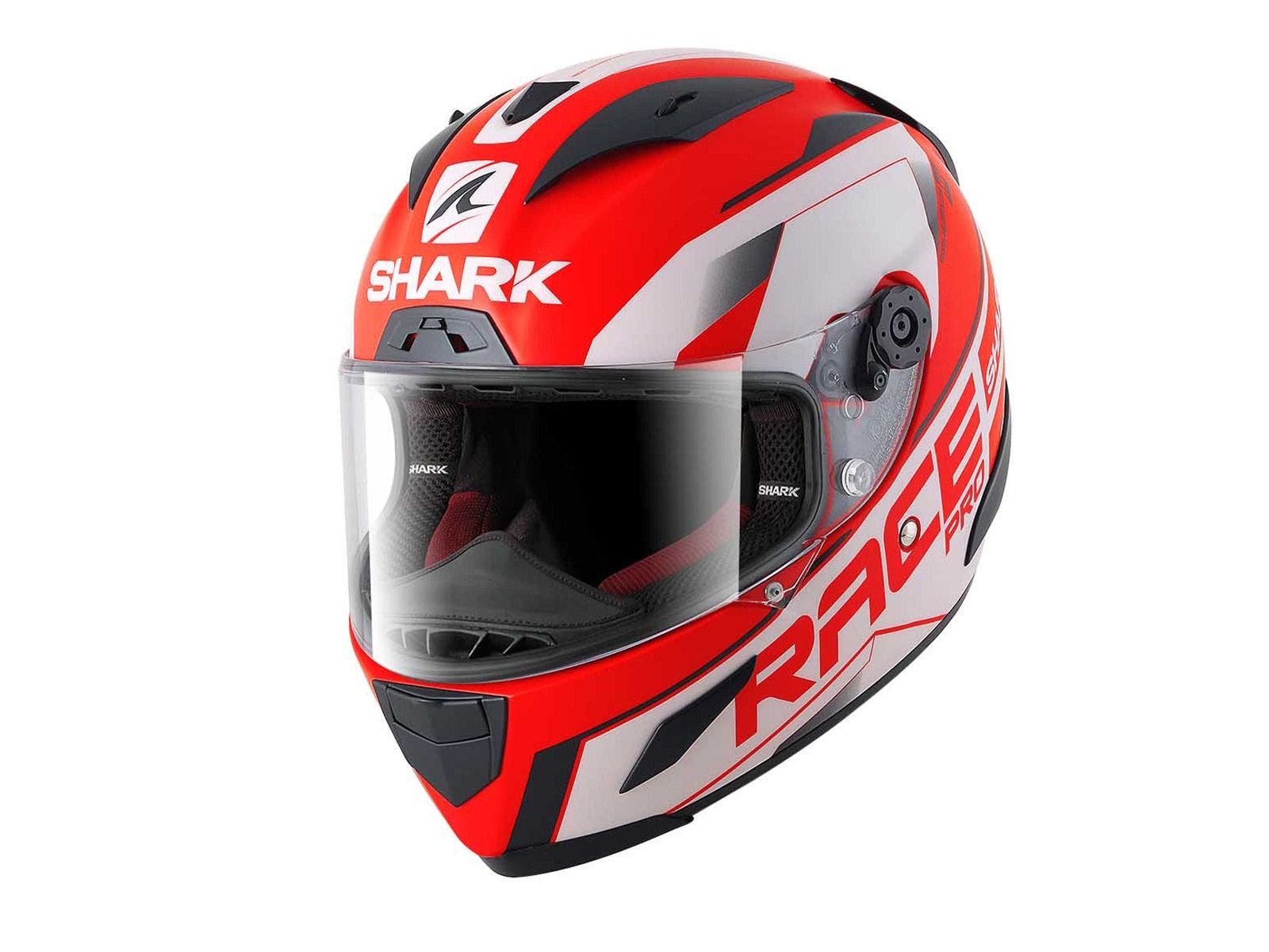 SHARK RACE-R PRO SAUER MAT RD/BK/WHT MD