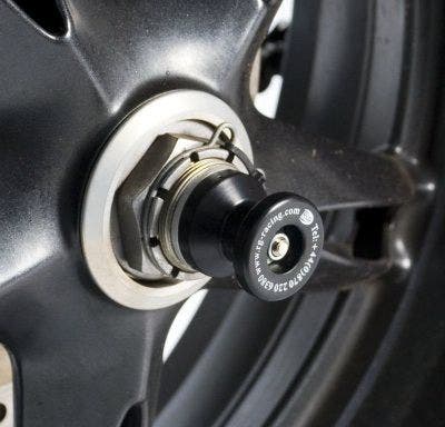 R&G Rear Spindle Sliders - Sprint ST '05 / Speed Triple '05-'10 / Daytona 955i, (T)595