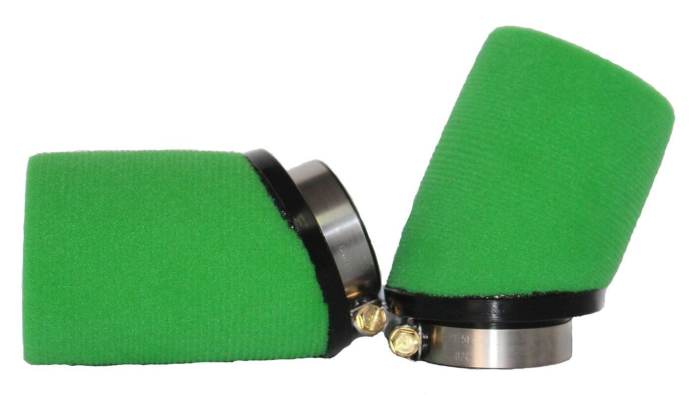 UNIFILTER UNIVERSAL POD FILTER 28 X 75 X 72MM ANGLED GREEN
