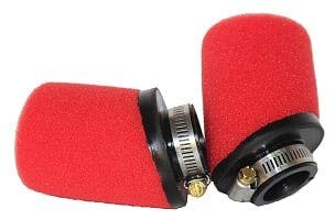 UNIFILTER UNIVERSAL POD FILTER 25 X 75 X 72MM ANGLED RED